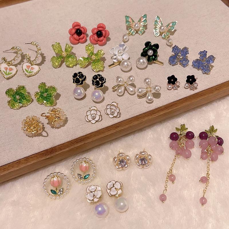 Серьги с цветочным жемчугом из серебра 925 пробы — элегантные и роскошные женские украшения