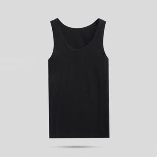 Мужская жилетка с круглым вырезом без рукавов, облегающая майка, однотонная быстросохнущая футболка для улицы