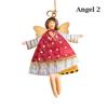 Drop Ornaments Festival Supply Christmas Decorations Santa Claus Cartoon Angel Hanging Pendants