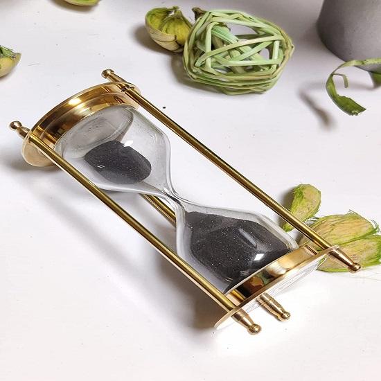 Латунный песочный таймер Песочные часы Часы с песочными часами