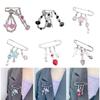Versatile Safe Pins Charm Removable Designs Portable for Personalized Accessories Sturdy Bead and Alloy Materials