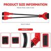 12+8 Pin OBD Adapter Cable Bypass Design Diagnostic Tool Cable Diagnostic Cord  For Fiat