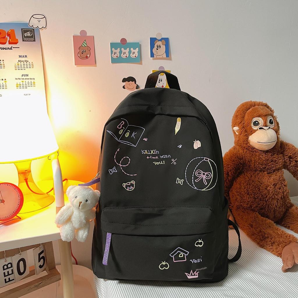 Милый рюкзак в корейском стиле Ulzzang Harajuku для девочек средних и старших классов