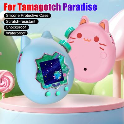 Силиконовый защитный чехол для аксессуаров Tamagotch Paradise, милый мультяшный кот, защитная крышка, защитный чехол, устойчивый к царапинам