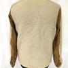 VERSACE CLASSIC Suede Leather Knit Single Riders Jacket Men M Camel(USED)