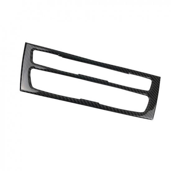 Interior AC CD Panel Cover Trim For BMW F20 F20 1 Series 118i 120i Carbon Fiber