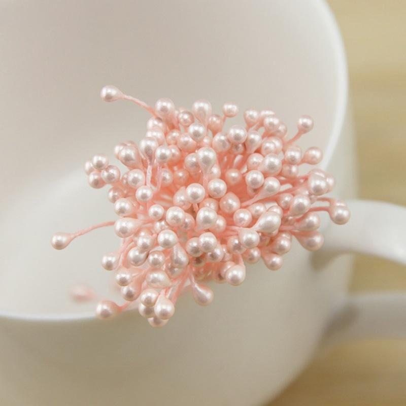 Mini Stamen Handmade Artificial Flowers Wedding Home Decoration DIY Christmas Scrapbook Accessories