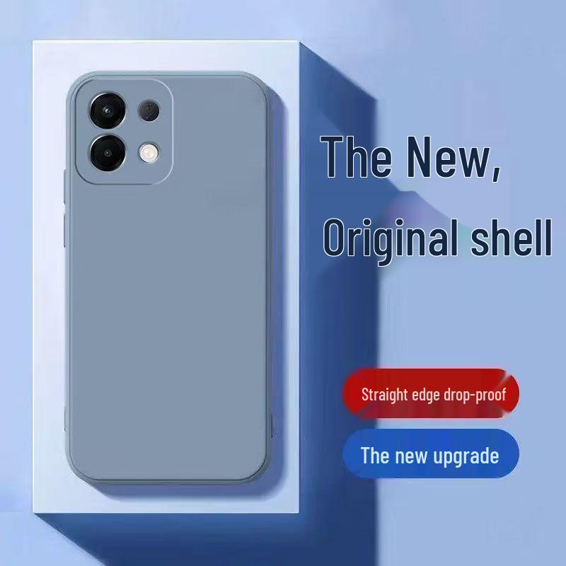 OPPO K13 5G Простой однотонный жидкий чехол для телефона с полным покрытием, противоударный, мягкий