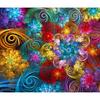 Diamond Embroidery Abstract Striped Colorful Flower Diamond Painting Crystal Cross Stitch