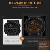 Мужские цифровые светодиодные часы Дата Спорт Мужские уличные электронные водонепроницаемые уличные спортивные фитнес-часы