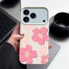 Силиконовый чехол для телефона с цветочным узором для iPhone 17 Pro Max 16 15 14 Pro Max 13 Pro Max 11 Ударопрочный чехол с текстурой мягкой кожи