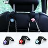 1Pc Multifunctional Flower Styling Car Hook Cute Car Seat Back Creative Storage Hook Car Interior Decoration Accessories