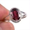 Natural Garnet Gemstone Handmade 925 Solid Sterling Silver Gift Ring S.9 J0I43