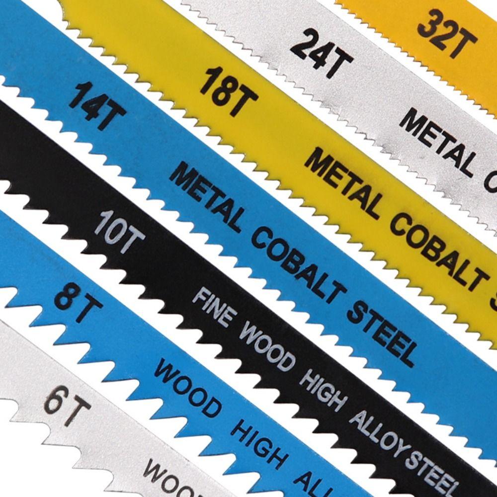 Wood High Zinc Zinc Alloy Steel Metal Cutting Jig Saw Blade Jigsaw Blades Saw Blades Wood Assorted Blade