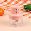 Mini Electric Garlic Chopper Meat Grinder Garlic Masher Machine Sturdy Durable Crushed Ginger Vegetable Crusher Baby Food Maker