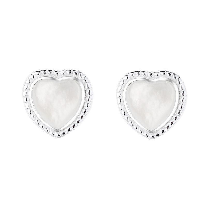 Love Stud Earrings Women's Xiaoxiangfeng Fashion Versatile Earrings New Earrings Gift