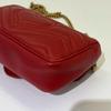 [Pre-Owned] GG Marmont Vintage Metal Logo Quilted Leather Mini Shoulder Bag - Very Good #MTI5ZK