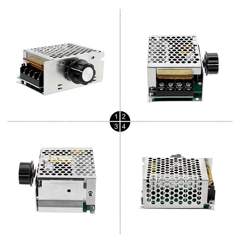 1 шт. 4000 Вт SCR регулятор напряжения диммирование диммеры регулятор скорости двигателя термостат модуль электронного регулятора напряжения