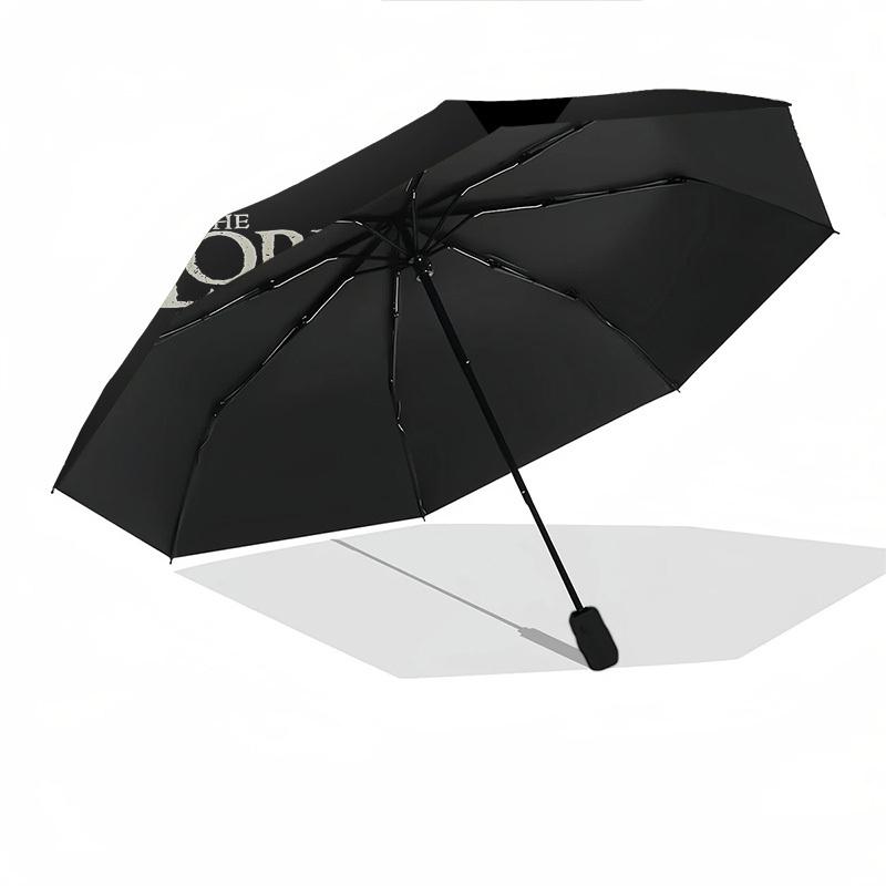 1pc Lord of the Rings Automatic Folding Umbrella - Compact 8-Rib Design, Durable Plastic & Iron1310L