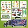 Dinosaur Toy Educational Toy Boys Girls Car Set 3 4 5 6th Birthday Animal Mini Figure Storage Car Mini Car Set Ranking Christmas Present
