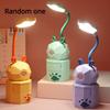 1pcs Cute Animal LED Desk Lamp Foldable Dimmable Table Light Temperature Adjustable Learning Portable Lamp