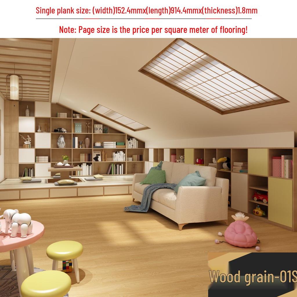 Самоклеящаяся водонепроницаемая виниловая наклейка для пола под камень: Толстое, износостойкое ПВХ-покрытие для спален