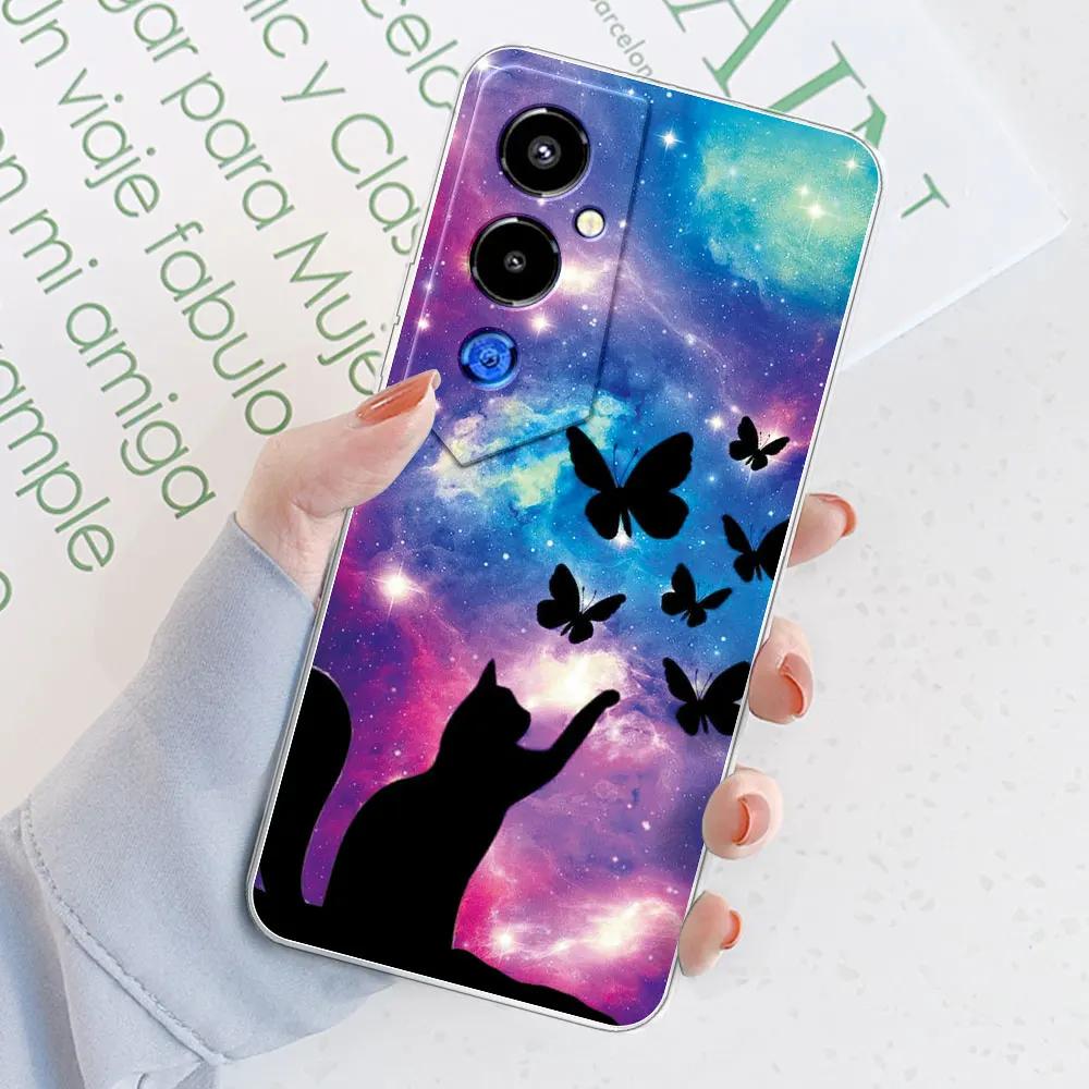 Для Tecno Pova 4 Pro Чехлы Мраморные Прозрачные Чехлы Tecno Pova 4 Силиконовый Прозрачный Бампер Для Tecno Pova4 Pro Цветы Сумки для Телефона