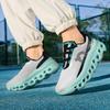 Мужские дышащие летние беговые кроссовки Flyknit - Амортизирующие, универсальные, модные "папины" кроссовки