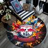 Custom Name RB Leipzig Round Area Rug,Carpet Rug for Living Room Bedroom Sofa Playroom Decor,Non-slip Floor Mat