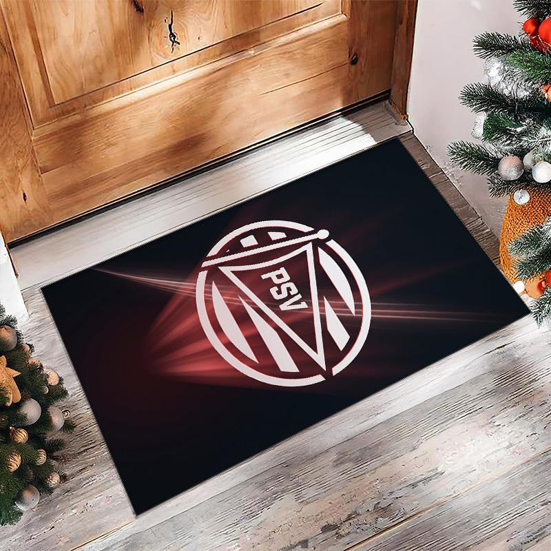 PSV Eindhoven FC Soccer Football Pattern Soft Area Rug Non Slip Indoor Floor Carpet Sports Decor Mat for Bedroom