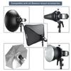 Godox S2 Speedlite Bracket Bowens Mount with Screw Holder Handle for Godox TT685II TT600 Adjustable Speedlite Precise Tilt Control S-Type 1/4