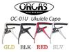 ORCAS Capo tast for ukulele GLD [ORCAS] OC-01U