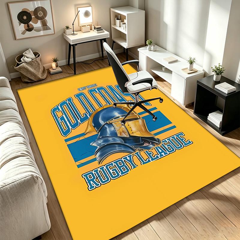 gol coast titans A rug suitable for office chair areas living rooms and computer desks perfect for home offices and an ideal holiday gift