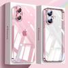 Официальный не желтеющий прозрачный чехол с покрытием для For Iphone 16 15 14 13 12 11 Pro Max Plus Ультратонкая защитная пленка для линз Мягкая крышка