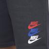 Nike Sportswear Logo Print Loose Fit Sports Shorts Kids Shorts Dark-Smoke-Gray FJ5530-070