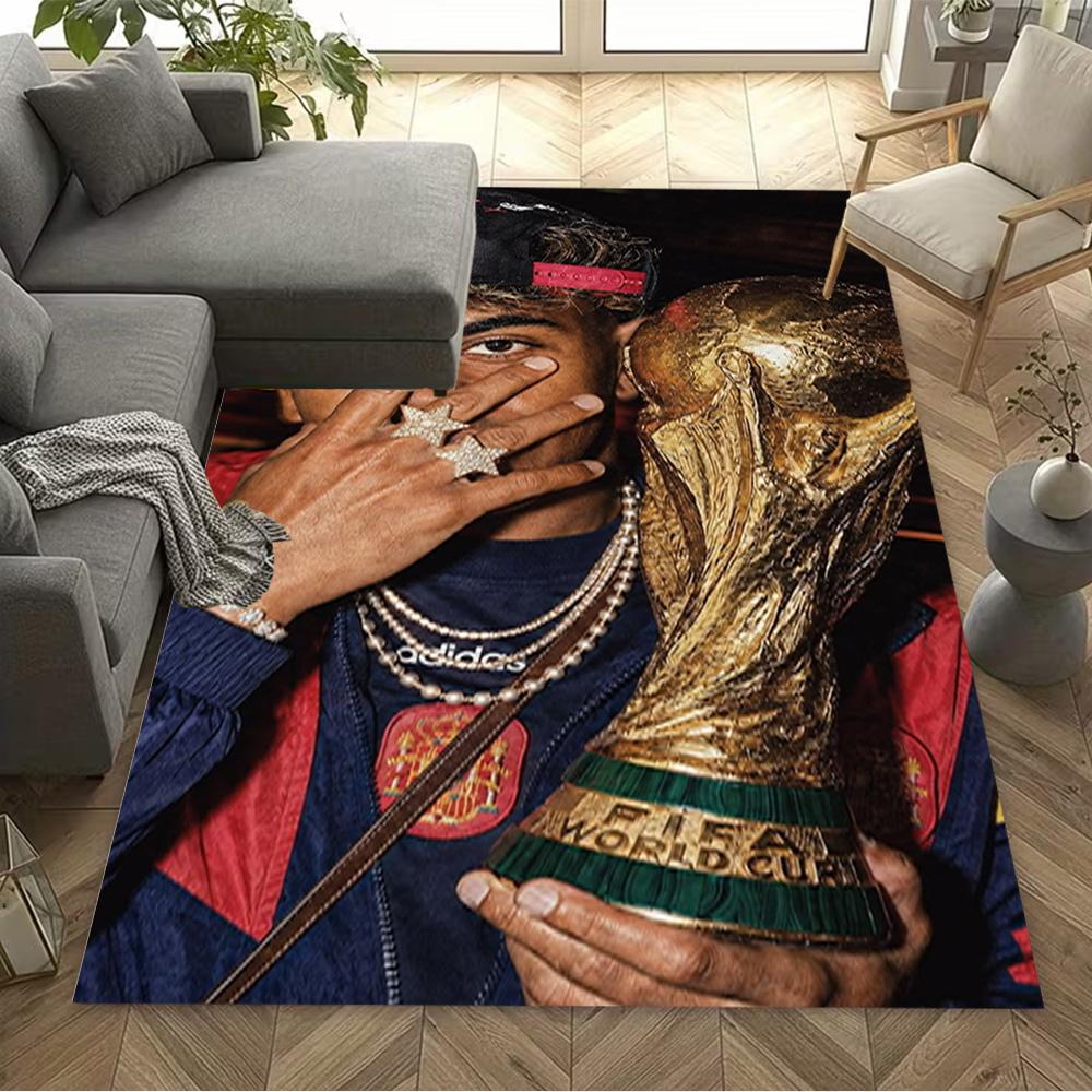 Lamine Yamal's Spain's Golden Moment Floor Mat Suitable for Outdoor Dining Room Kitchen Living Rooms Anti-slip Rug Office home decor Wedding Party Gif