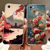 Прозрачный чехол для Oppo F7 Kawaii Милый Кот Модный Цветок Забавный Роскошный Расписной Мягкий Задний Чехол для Телефона OppoF7 CPH1821 CPH1819