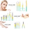 7/10/12/18 Pieces Brand New Gradient Colour Nail Clipper Set, Stainless Steel Manicure Tools Pedicure Tools, Men Women Personal Beauty Care Tools