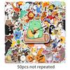 50 Animal Concert Graffiti Stickers Personalized Cartoon Musical Instrument Decorative Mobile Phone Case Waterproof Cup Stickers