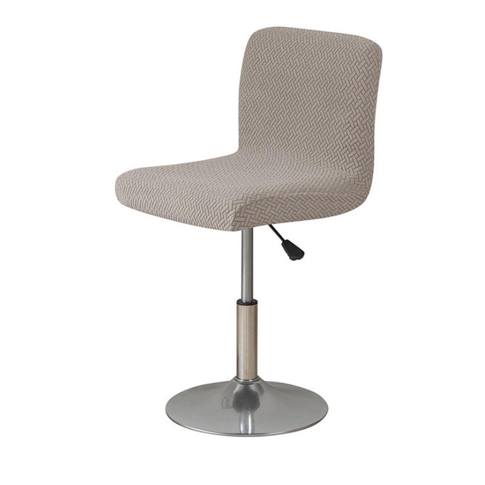 Stretchable Restaurant Stool Cover Jacquard Pattern Dining Chair Cover  for Dining Room
