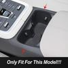 Car Styling Front Water Cup Holder Frame Decoration Cover Trim For BYD Song Pro  Carbon Fiber Color Interior Accessories