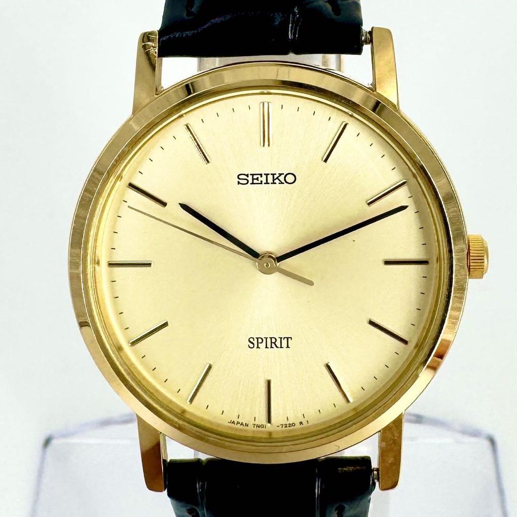[USED] Almost/Box/Battery SEIKO SPIRIT Watch 7N01-7060