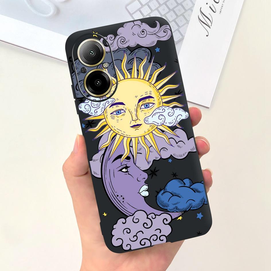 For Realme C67 4G Case RMX3890 Shockproof Cover Fashion Marble Slim Soft Silicone Phone Case For RealmeC67 4G C 67 Protect Shell