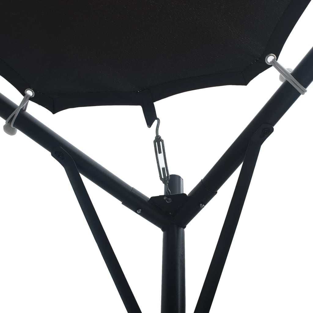 Pavilion Party Tent Canopy 3x3 m Steel Anthracite