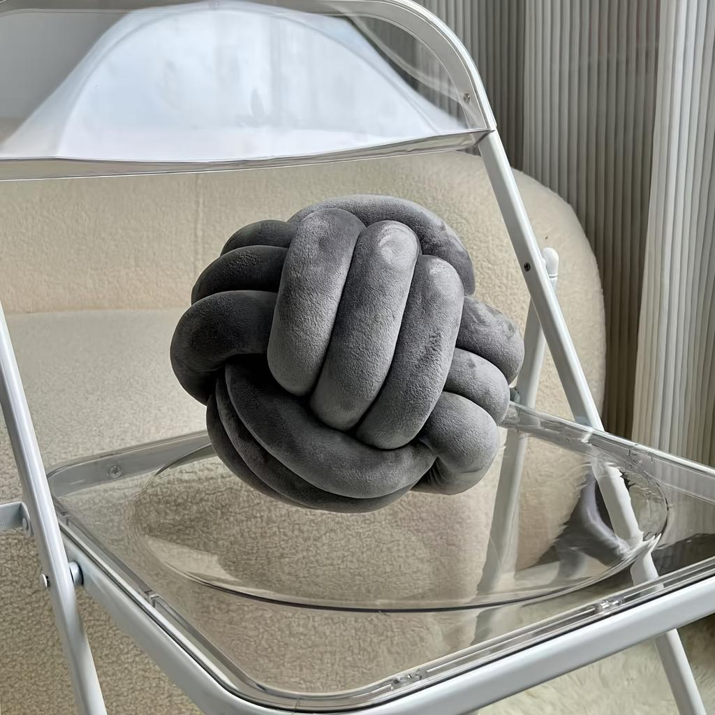 1 шт. 22 см/8,66 дюйма Подушка-узел в форме шара Декоративная подушка для гостиной Кровать Диван Подушка ручной работы