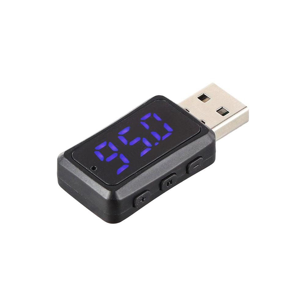 Bluetooth 5.3 Автомобильный FM-передатчик приемник Mini USB Power Handsfree Call Car Kit Беспроводной аудиоадаптер Автомобильные аксессуары