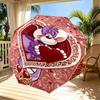 Diddl Print Automatic Open Close Umbrella, Portable Foldable Umbrella, for Outdoor Commute Camping Trip, Ideal Birthday Gift
