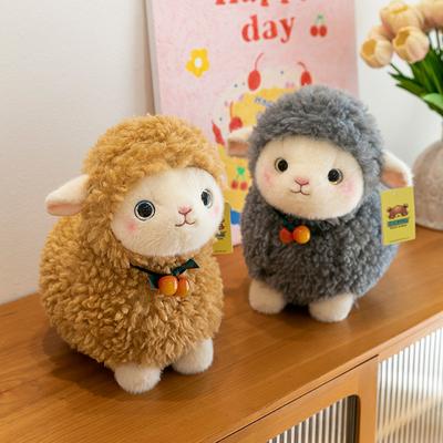 Мягкая и милая плюшевая игрушка в виде вишневой овечки, игрушка-игрушка для игрового автомата, детская подушка для сна, домашняя подушка