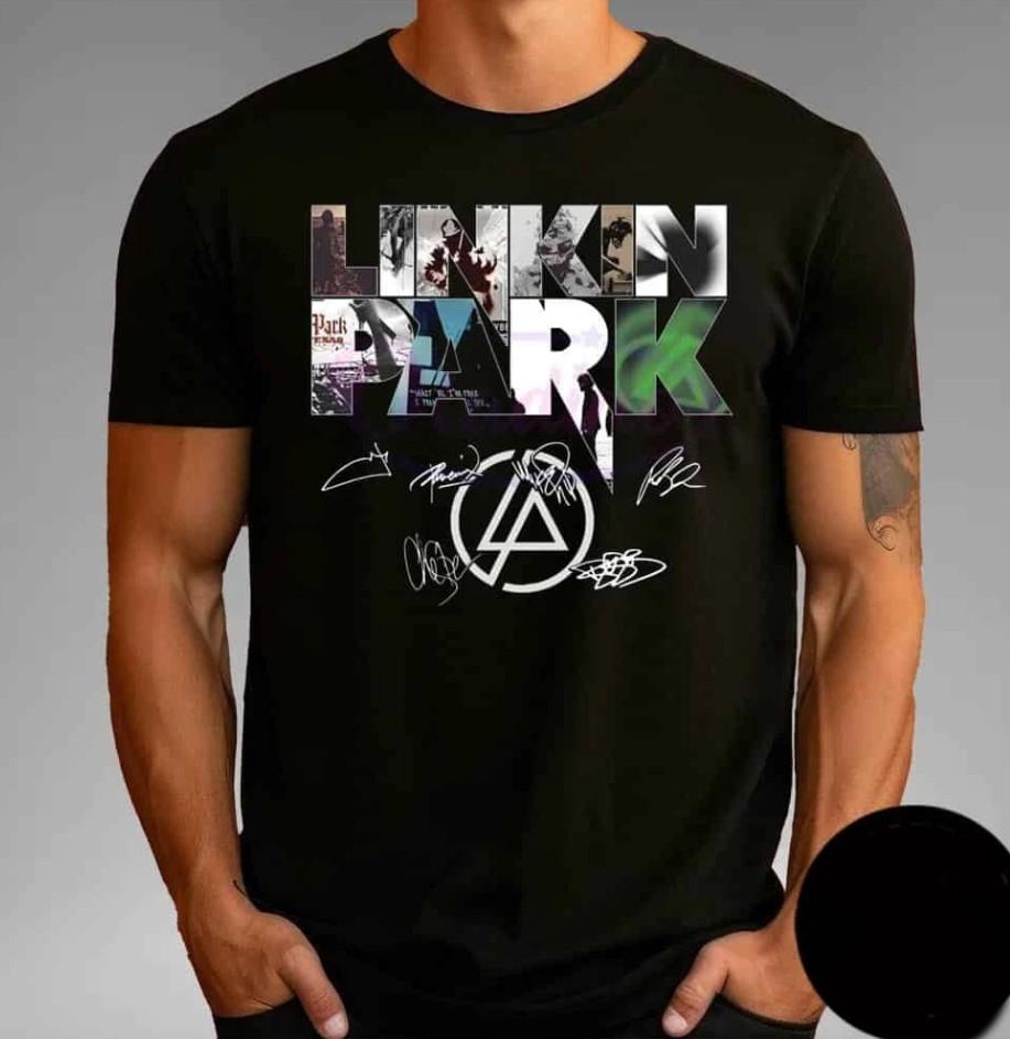Linkin Park Альбомы Полный Альбом Участника И Футболка с Подписью размер S-5XL
