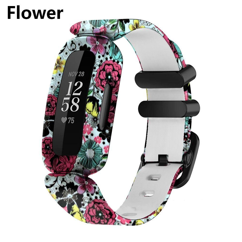 Wrist Strap Silicone Bracelet For Fitbit Ace 3/inspire 2 Smart Watch Band Bracelet Replacement Kids Wristband Watchbands
